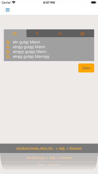 Emulate iPhone app German Adjective Endings using MyAndroid Emulate iPhone app German Adjective Endings using MyAndroid