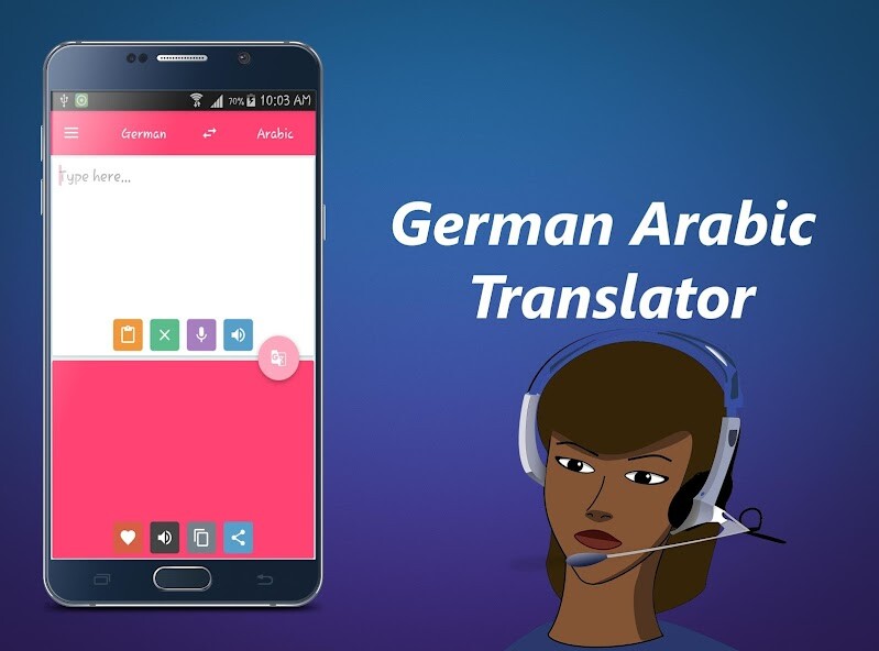 Run android online APK German Arabic Translator from MyAndroid or emulate German Arabic Translator using MyAndroid