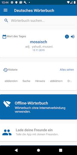 Run android online APK German Azerbaijani Dictionary from MyAndroid or emulate German Azerbaijani Dictionary using MyAndroid