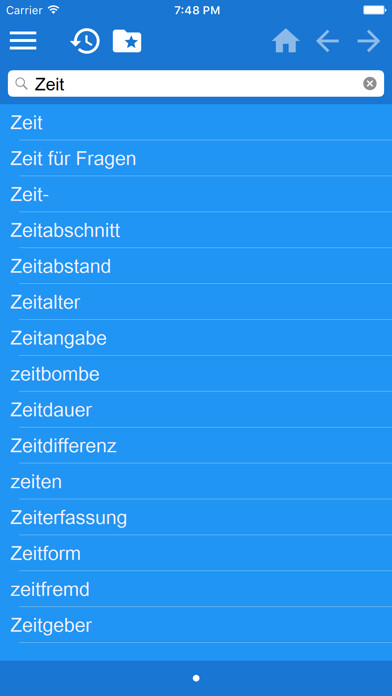 Emulate iPhone app German Chinese Simplified dictionary using MyAndroid Emulate iPhone app German Chinese Simplified dictionary using MyAndroid