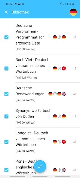 Run android online APK German English Dictionary Library - ViDict Plus from MyAndroid or emulate German English Dictionary Library - ViDict Plus using MyAndroid