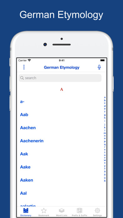 Emulate iPhone app German Etymology Dictionary using MyAndroid Emulate iPhone app German Etymology Dictionary using MyAndroid