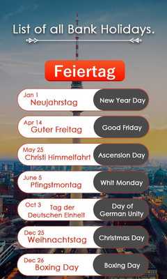 Emulate Android APK German Holiday Calender Emulate Android APK German Holiday Calender