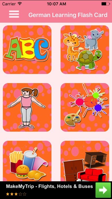 Emulate iPhone app German Learning Flash Card using MyAndroid Emulate iPhone app German Learning Flash Card using MyAndroid