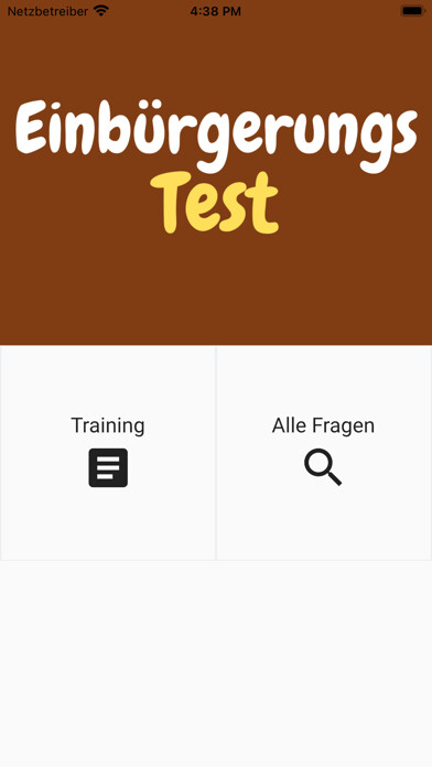 Emulate iPhone app German Naturalization Test using MyAndroid Emulate iPhone app German Naturalization Test using MyAndroid