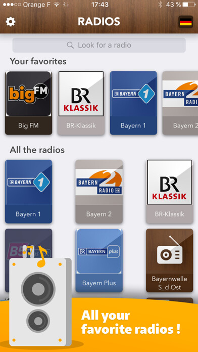 Emulate iPhone app German Radio - all Radios in Deutschland FREE! using MyAndroid Emulate iPhone app German Radio - all Radios in Deutschland FREE! using MyAndroid