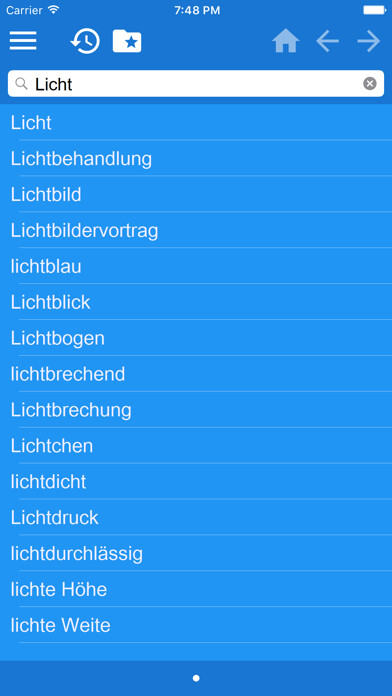 Emulate iPhone app German Russian dictionary using MyAndroid Emulate iPhone app German Russian dictionary using MyAndroid