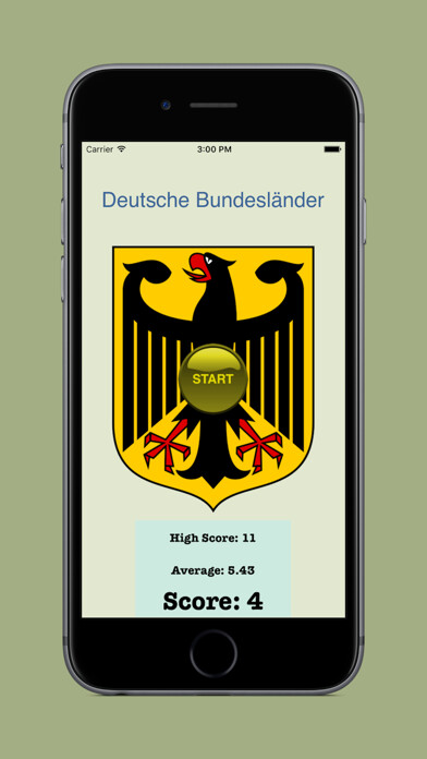 Emulate iPhone app German State Flags - Wappen der Bundesländer using MyAndroid
