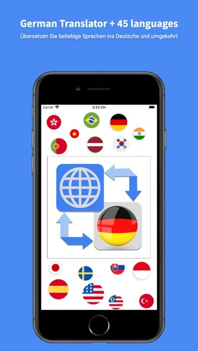 Emulate iPhone app German Translator Pro - 45+ using MyAndroid Emulate iPhone app German Translator Pro - 45+ using MyAndroid