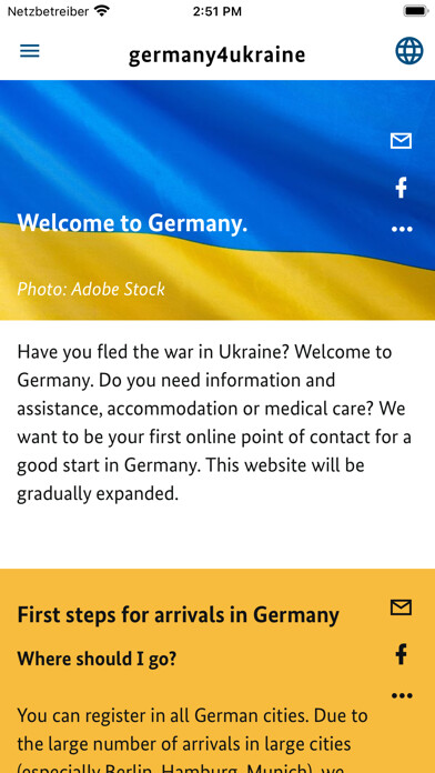 Emulate iPhone app Germany4Ukraine using MyAndroid Emulate iPhone app Germany4Ukraine using MyAndroid