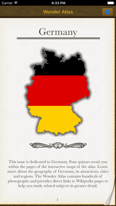 Emulate iPhone app Germany. The Wonder Atlas Pro. using MyAndroid Emulate iPhone app Germany. The Wonder Atlas Pro. using MyAndroid