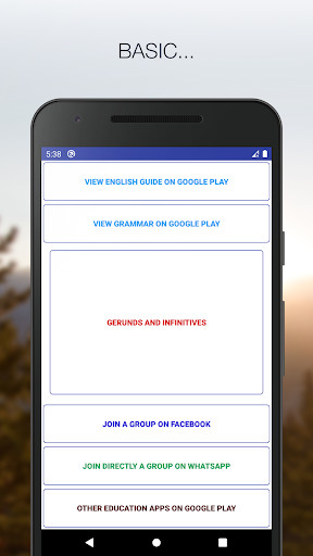 Run android online APK Gerund and Infinitive from MyAndroid or emulate Gerund and Infinitive using MyAndroid