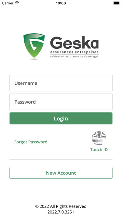 Emulate iPhone app Geska Assurances & Conseils using MyAndroid Emulate iPhone app Geska Assurances & Conseils using MyAndroid
