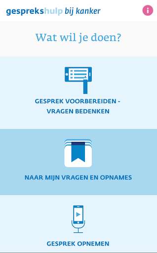 Run android online APK Gesprekshulp bij kanker from MyAndroid or emulate Gesprekshulp bij kanker using MyAndroid