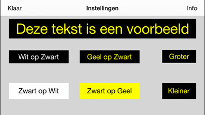 Emulate iPhone app Gesproken Ondertitels using MyAndroid