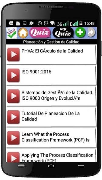 Run android online APK GESTIÓN DE CALIDAD from MyAndroid or emulate GESTIÓN DE CALIDAD using MyAndroid