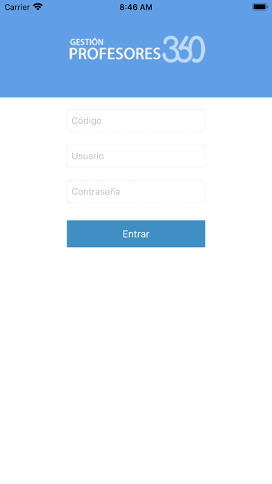 Emulate iPhone app Gestión Profesores 360 using MyAndroid Emulate iPhone app Gestión Profesores 360 using MyAndroid
