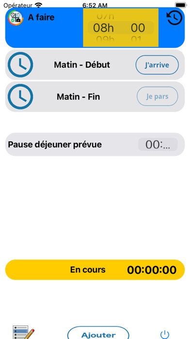 Emulate iPhone app Gestion Quotidienne du Travail using MyAndroid Emulate iPhone app Gestion Quotidienne du Travail using MyAndroid