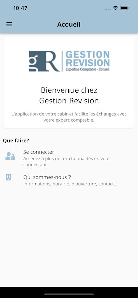 Emulate iPhone app Gestion Révision using MyAndroid
