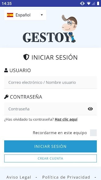 Run android online APK Gestoy from MyAndroid or emulate Gestoy using MyAndroid
