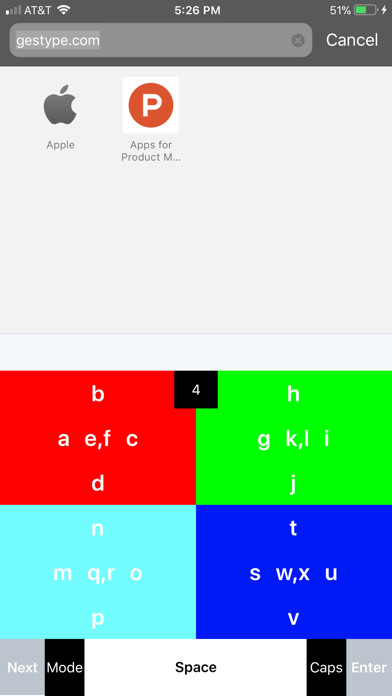 Emulate iPhone app Gestype keyboard using MyAndroid Emulate iPhone app Gestype keyboard using MyAndroid