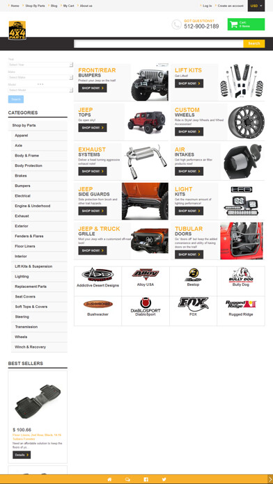 Emulate iPhone app Get4x4Parts.com, LLC using MyAndroid Emulate iPhone app Get4x4Parts.com, LLC using MyAndroid