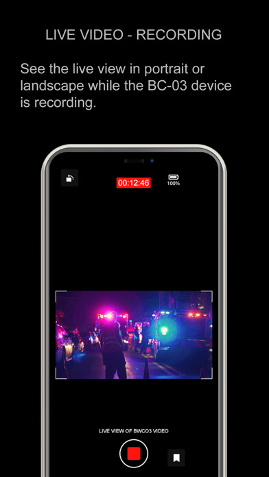 Emulate iPhone app Getac BWC Gen 3 using MyAndroid