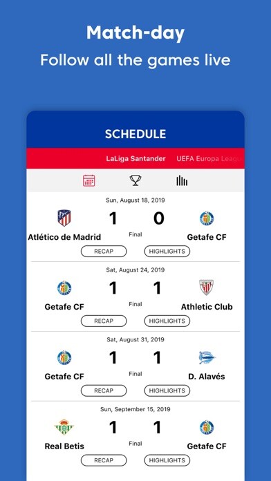 Emulate iPhone app Getafe CF App Oficial using MyAndroid Emulate iPhone app Getafe CF App Oficial using MyAndroid