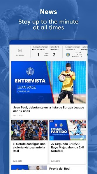 Run android online APK Getafe CF - Official App from MyAndroid or emulate Getafe CF - Official App using MyAndroid