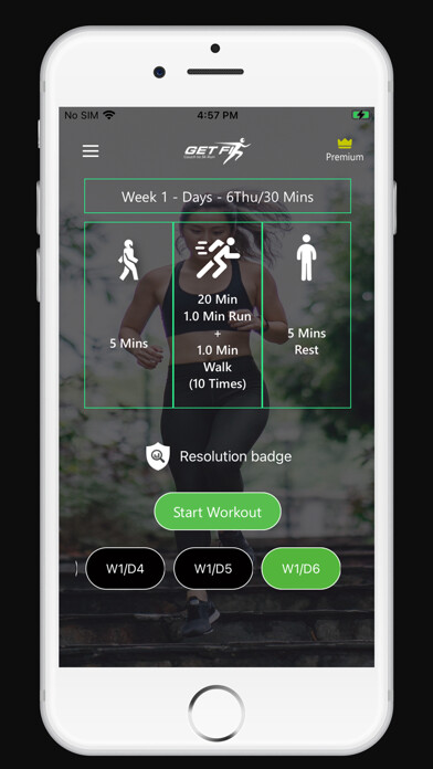 Emulate iPhone app GetFit: 0 to 5k running using MyAndroid Emulate iPhone app GetFit: 0 to 5k running using MyAndroid