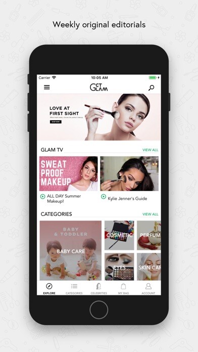 Emulate iPhone app Get Glam using MyAndroid Emulate iPhone app Get Glam using MyAndroid