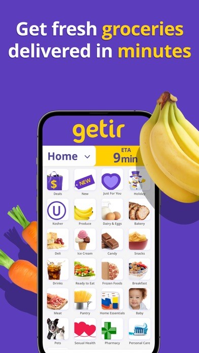 Emulate iPhone app getir: groceries in minutes using MyAndroid Emulate iPhone app getir: groceries in minutes using MyAndroid