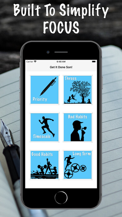 Emulate iPhone app Get It Done Son - Productivity using MyAndroid