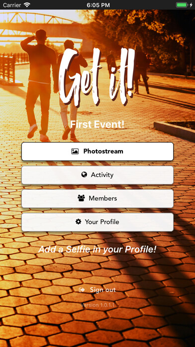 Emulate iPhone app Get It Event using MyAndroid