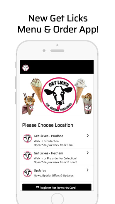 Emulate iPhone app Get Licks Ice Cream Parlour using MyAndroid Emulate iPhone app Get Licks Ice Cream Parlour using MyAndroid
