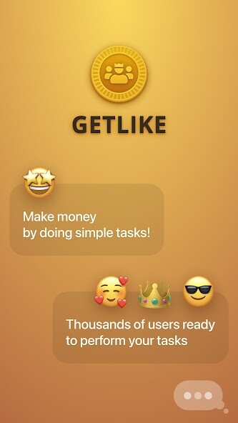 Run android online APK Getlike: Earn and promotion from MyAndroid or emulate Getlike: Earn and promotion using MyAndroid