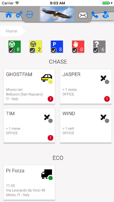 Emulate iPhone app GetPosition for Guardone using MyAndroid
