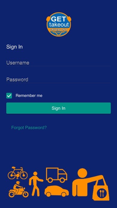 Emulate iPhone app GetTakeOut Driver App using MyAndroid Emulate iPhone app GetTakeOut Driver App using MyAndroid
