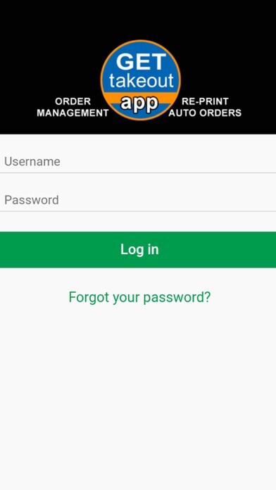 Emulate iPhone app GetTakeOut Kitchen Printer app using MyAndroid