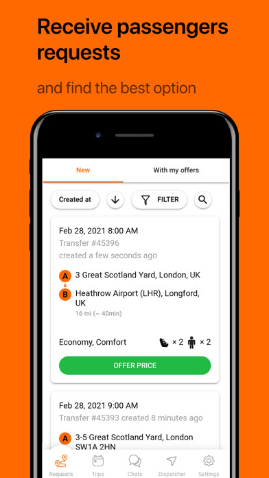 Emulate iPhone app GetTransfer DRIVER using MyAndroid Emulate iPhone app GetTransfer DRIVER using MyAndroid