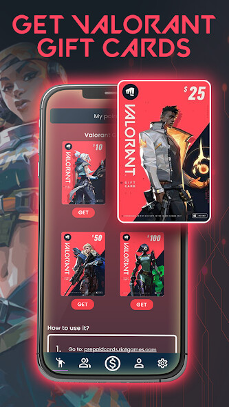 Run android online APK Get Valorant Points from MyAndroid or emulate Get Valorant Points using MyAndroid