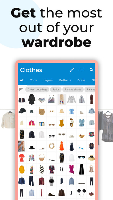 Emulate iPhone app Getwardrobe outfit planner using MyAndroid