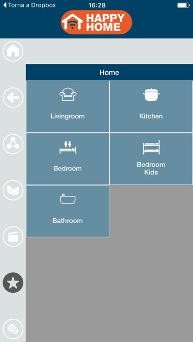 Emulate iPhone app GEWISS HAPPY HOME using MyAndroid