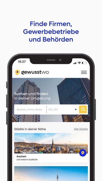Run android online APK gewusst-wo Branchenverzeichnis from MyAndroid or emulate gewusst-wo Branchenverzeichnis using MyAndroid