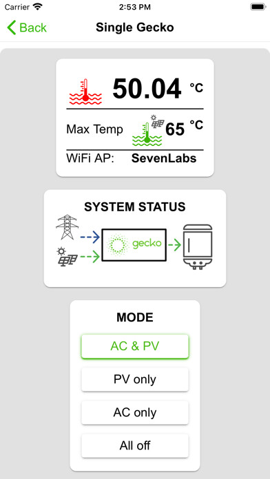 Emulate iPhone app Geyser Gecko using MyAndroid