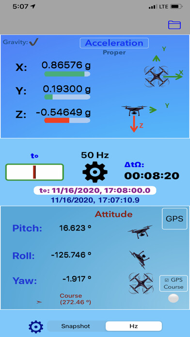 Emulate iPhone app G-Field Recorder using MyAndroid Emulate iPhone app G-Field Recorder using MyAndroid