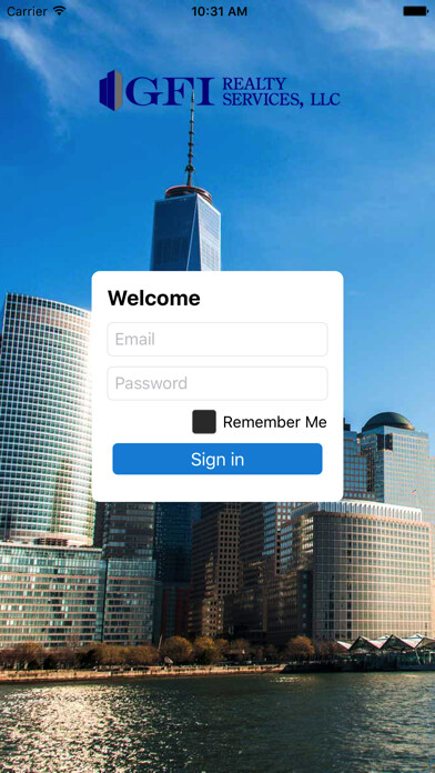 Emulate iPhone app GFI Realty using MyAndroid
