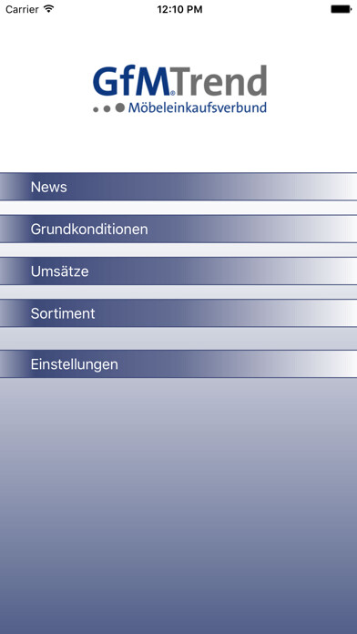 Emulate iPhone app GfM-Trend using MyAndroid