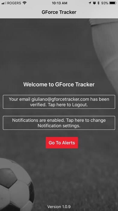 Emulate iPhone app GForceTracker Mobile using MyAndroid