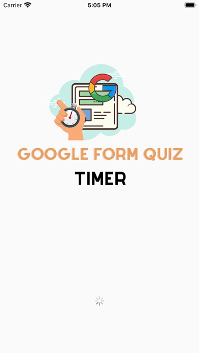 Emulate iPhone app G - Form Quiz Timer using MyAndroid